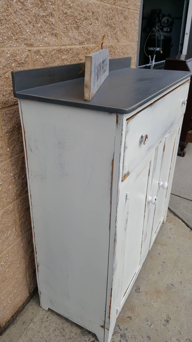 PICK UP ONLY,Vintage farmhouse storage chest, vintage pantry