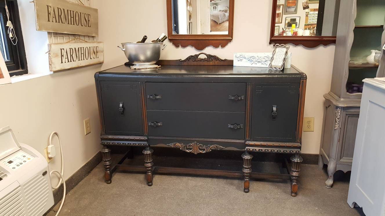 Vintage Shabby Chic Buffet Sideboard Server Pick Up
