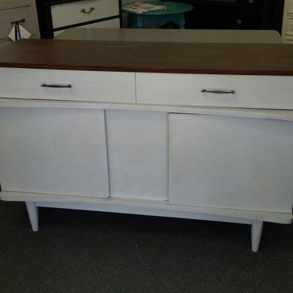 50% Off Sale Mid century modern server, tv console, buffet, sideboard, media center, retro, pick up ONLY
