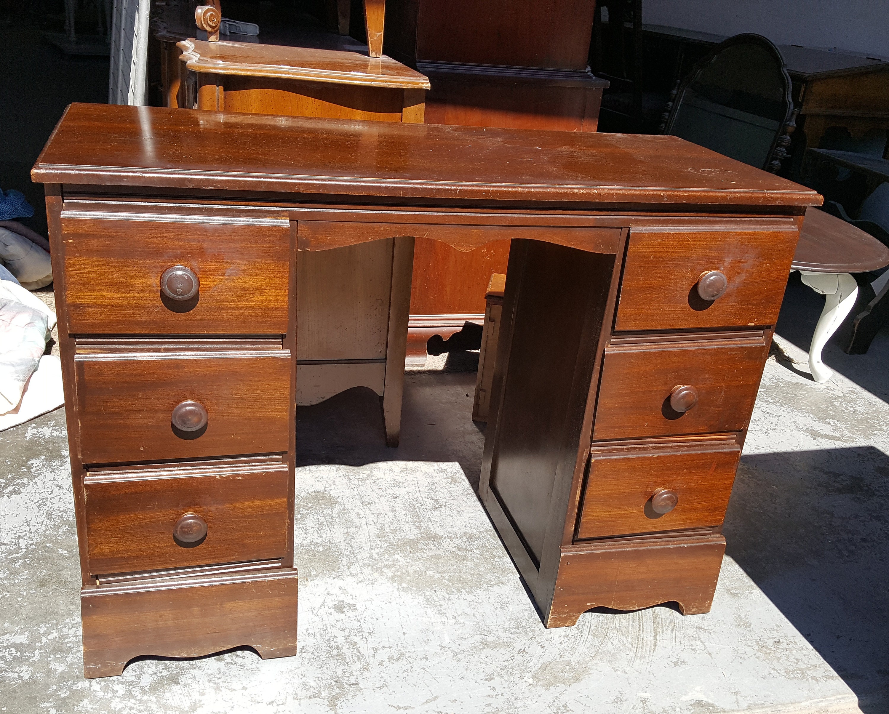 PICK UP ONLY, Vintage desk, writing table, laptop desk, dressing table