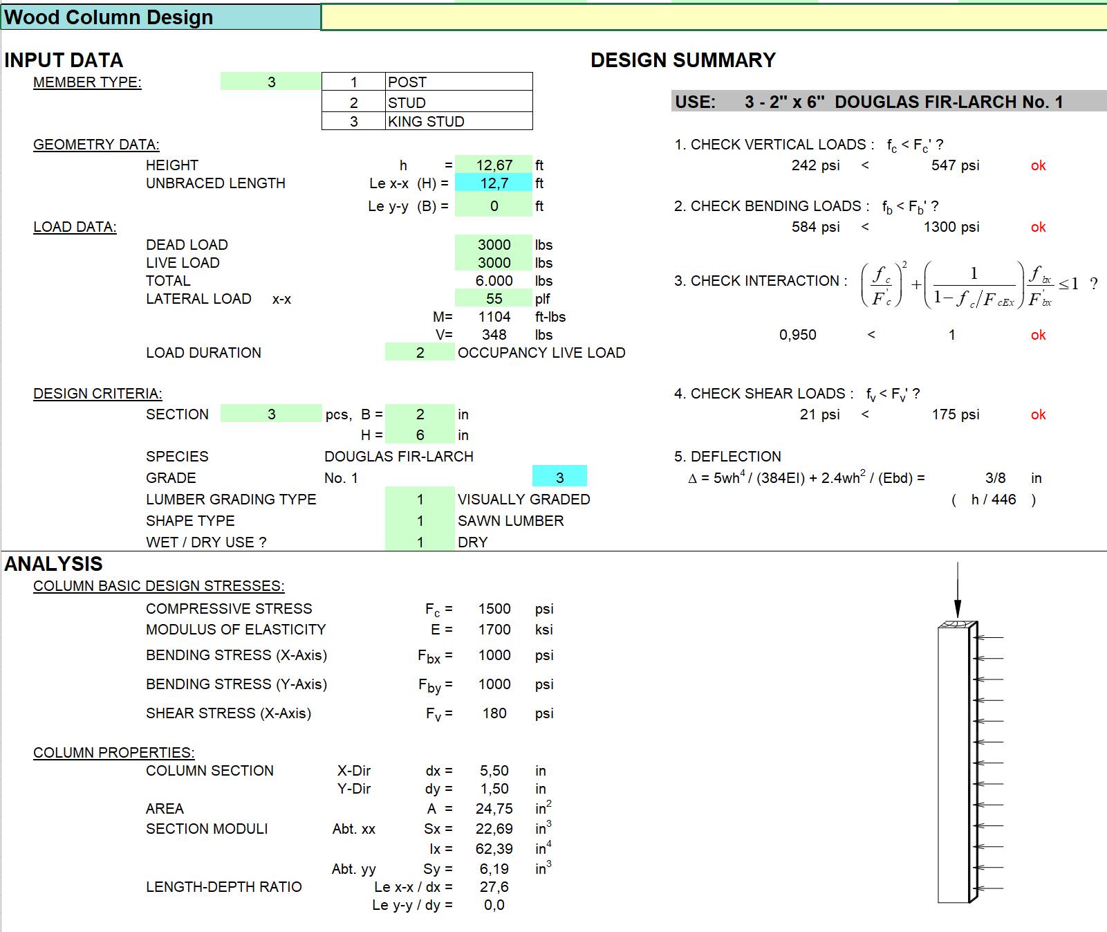 100+ Structural Engineering Excel Spreadsheets - Etsy