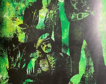 Unique Green Led Zeppelin Gel Print