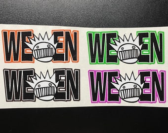 Color WEEN Boognish Sticker or Magnet