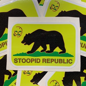 Slightly Stoopid “Stoopid Republic” Sticker or Magnet