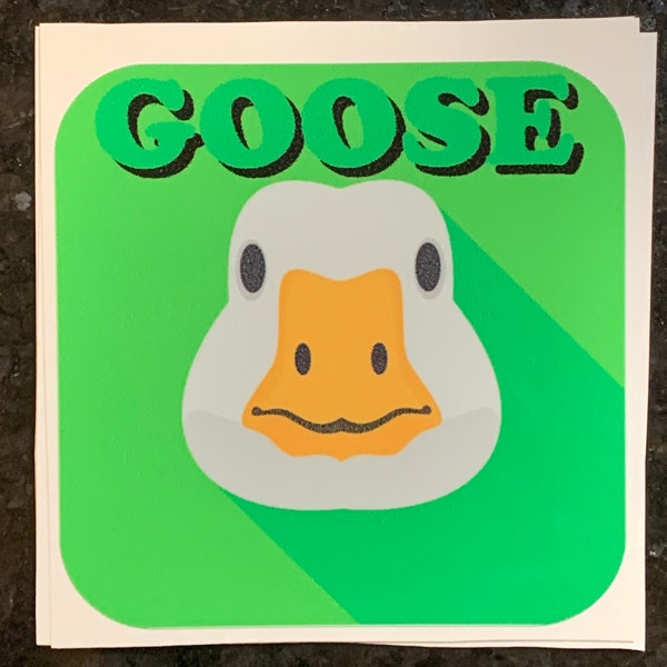 Goosehead Goose Sticker or Magnet