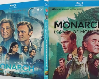 Monarch: Vermächtnis der Monster Staffel 1-2 (2023-2026) 4-D Neues Versiegeltes Box-Set