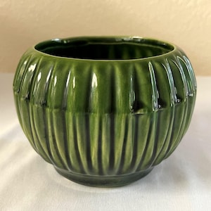 McCoy Pottery Grön Droppglasyr Blomkruka #685