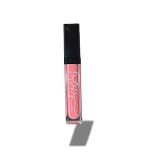 Sheer Pink Lip Gloss with LED Light & Mirror | Vegan Glossy Topper (Pink Nectar)