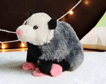 Peluche de zarigüeya de 38 cm / Muñeco de peluche suave, relleno de algodón PP