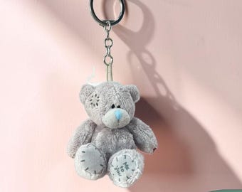 Llavero de osito de peluche / Colgante de peluche suave para bolso (6 cm)