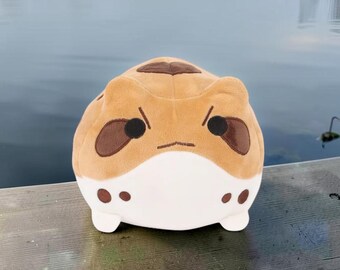 Chubby Rain Frog Plush Toy | Soft Polyester Cuddle Companion