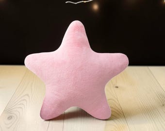 Star Plush Pillow 40cm | Soft Decorative Cushion for Kids Room