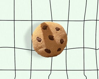 Cookie Plush Cushion | Soft Stuffed Seat Pillow | Kawaii Food Decor