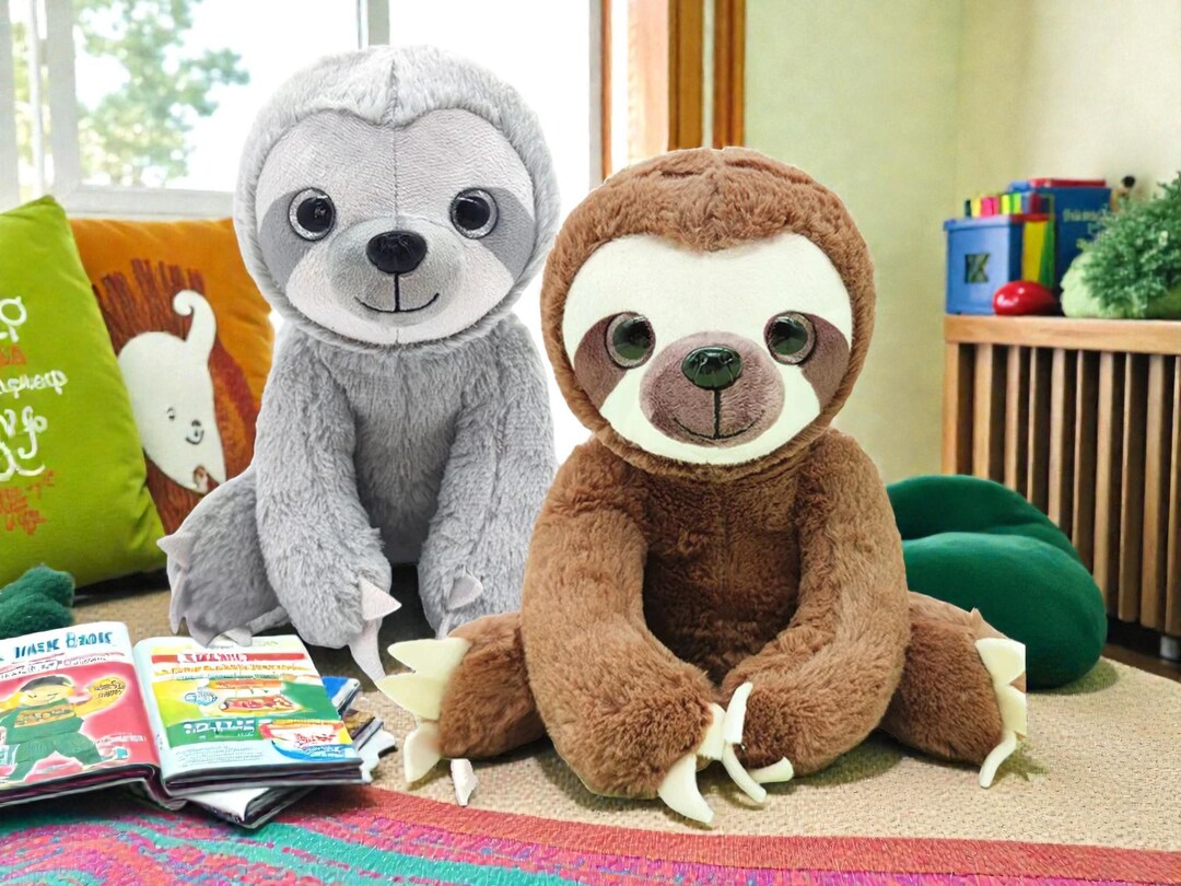 Long Arm Sloth Plush Toy | Soft Sleeping Stuffed Animal Doll - Etsy