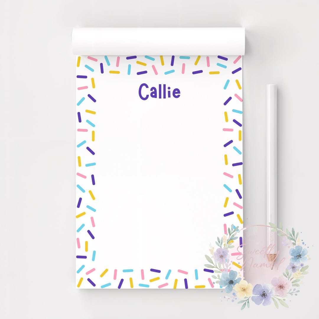 Colorful Magnetic Personalized Notepad - Etsy