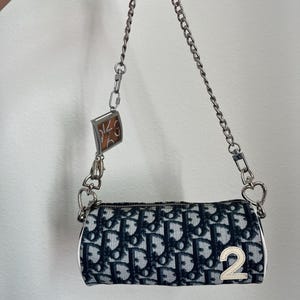 Dior Trotter Bag - Etsy Dior Romantic Trotter Bow Chain Bag Y2K