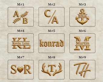 Custom Embroidery PDF Pattern SVG