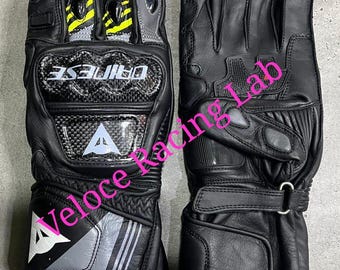 Dainese Full Metal 6 Racing Gloves – Carbon Fiber Titanium Gauntlet Gear