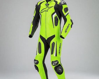 Alpinestars 1-Piece Racing Suit – Kangaroo or Cowhide Leather, CE Level 2 Armor