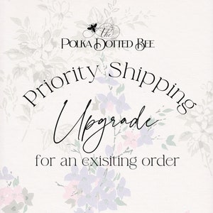 Shipping Upgrade for Existing orders