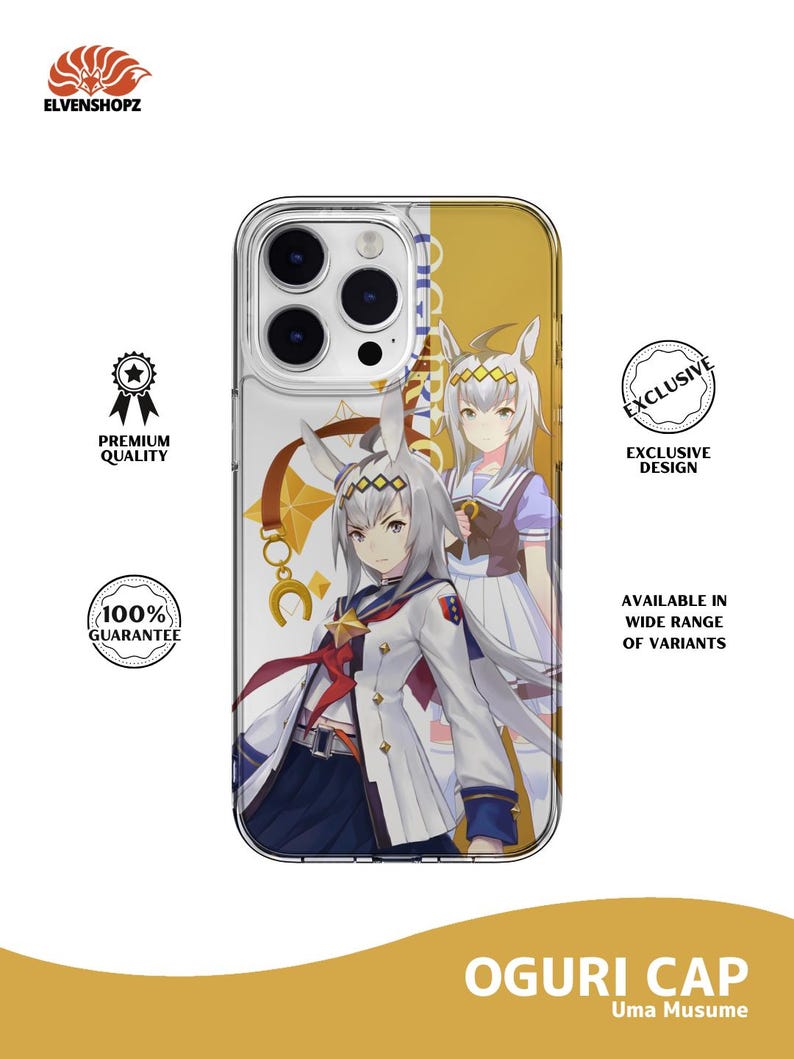 Oguri Cap Character Uma Musume Anime Phone Case - Uma Musume Case Merch ...