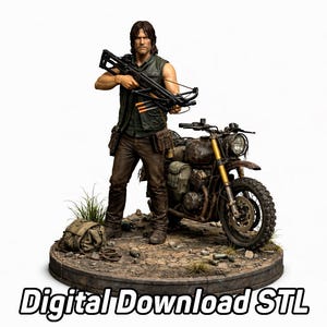 Post-Apocalyptic Inspired Crossbow Survivor | 3D Print File | Digital Download STL