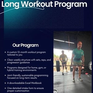 Programa de entrenamiento personalizado de nivel básico de un año de duración