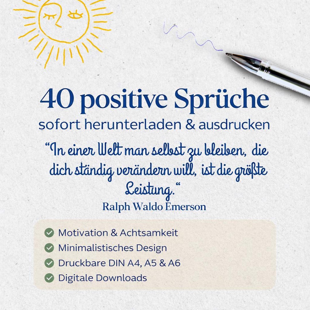 Positive Vibes Spruche Deutsch