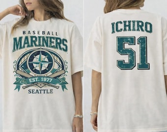 Personalized Seattle Baseball T-Shirt, Sweatshirt, Retro Mariner Sailor Crewneck, Unisex City Sport Pullover Gift