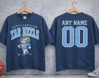 Personalized University of North Carolina Tar Heels Shirt , UNC Tar Heels Sweatshirt, North Carolina Shirt, North Carolina Hoodie