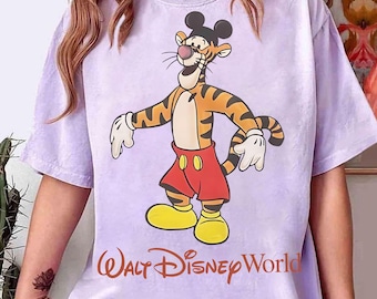 Vintage Disney Kubuś Puchatek Tygrysek png, Koszulka Tigger Ti Double Grrr, Kubuś Puchatek Tygrysek i Przyjaciele Grupa Dopasowywania png