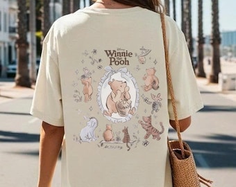 Retro Kubuś Puchatek PNG, Vintage Kubuś Puchatek i Przyjaciele Png, Klasyczny Kubuś Puchatek i CO Png, Disney Kubuś Puchatek, Plik sublimacyjny
