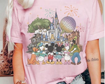 Retro Mickey Disneyworld PNG Shirt, Walt Disneyworld Shirt, Mickey And Friends Shirts, Disney 2026 Trip, Disneyworld Matching PNG