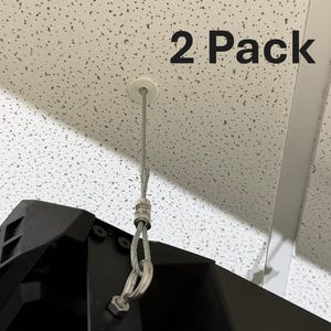 Ceiling Grid Aircraft Cable Pass Through Grommet 2 Pack - Suspension Insert