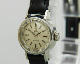 Vintage 1972 OMEGA De Ville Cal.661 Silver Automatic Women's Watch