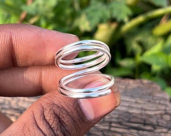 Sterlingzilveren ring met zwanenhalsspalk: ondersteuning artritis dipgewricht