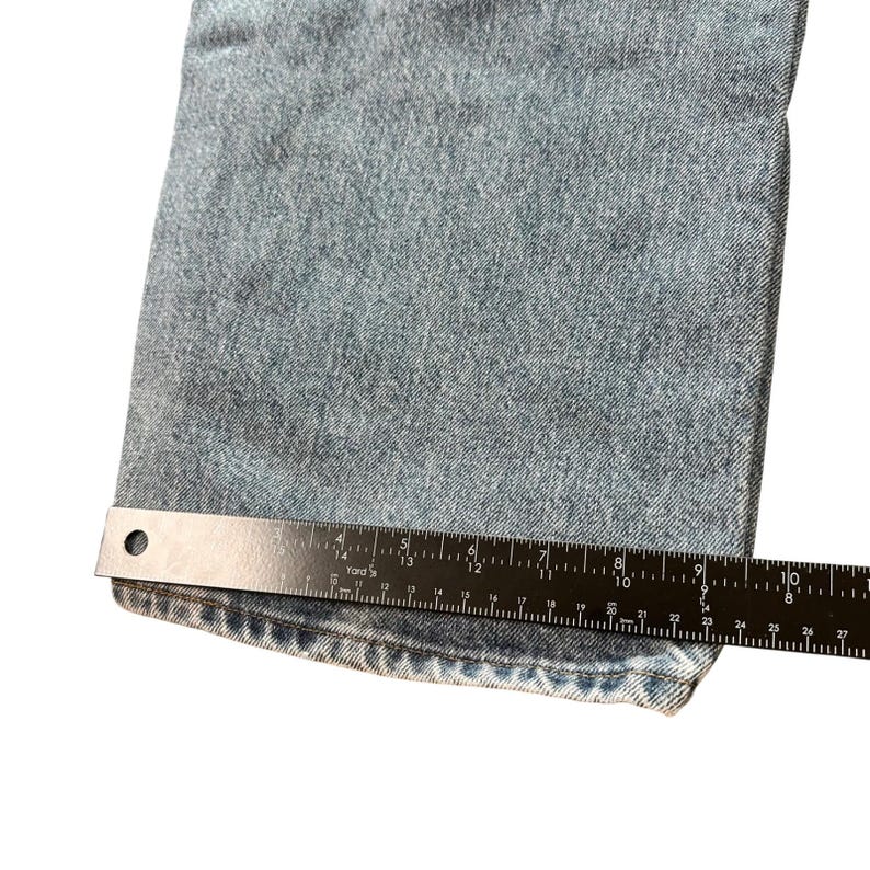 Wrangler Jeans Mens 44x30 Blue Authentic Relaxed Straight Leg 100Cotton 97601VR image 16