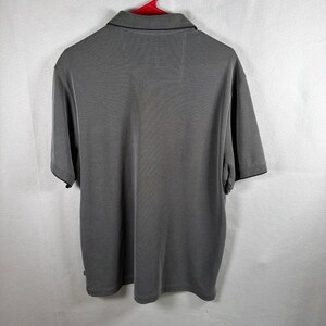 Tommy Bahama Polo Shirt Mens Medium Gray IslandZone Emfielder Short Sleeve Adult image 7