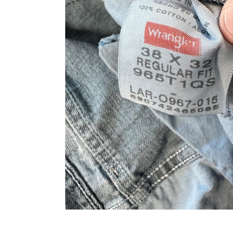 Wrangler Jeans Mens 36x31 Blue Hero Authentic Straight Leg Denim Everyday Casual imagem 9