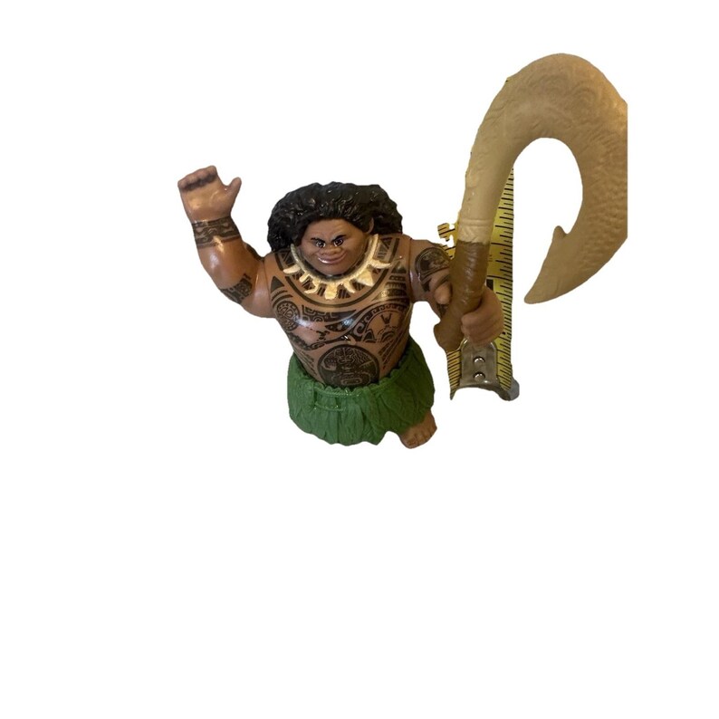 Figura de acción de Moana Maui de Disney Store con anzuelo imagen 3