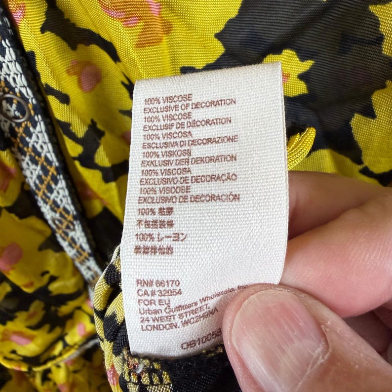 Free People Tunic Women S Yellow Floral Get Your Love Mini Dress Boho Embroider image 5