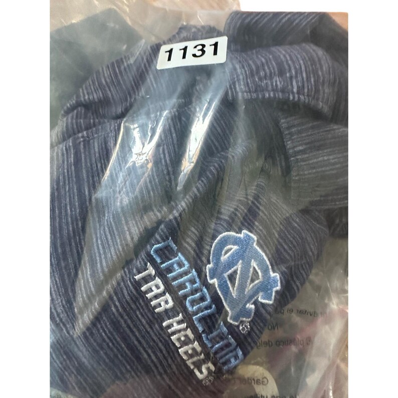 UNC North Carolina Tar Heels Knights Apparel Polo Shirt Mens 2XL Heathered Gray image 7