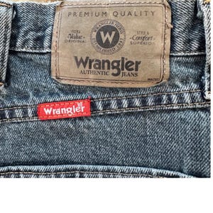 Wrangler Jeans Mens 36x31 Blue Hero Authentic Straight Leg Denim Everyday Casual imagem 11