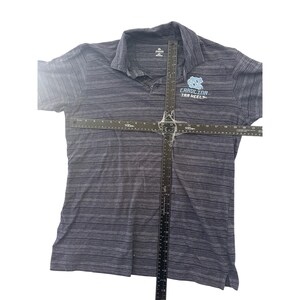 UNC North Carolina Tar Heels Knights Apparel Polo Shirt Mens 2XL Heathered Gray image 6