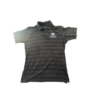 UNC North Carolina Tar Heels Knights Apparel Polo Shirt Mens 2XL Heathered Gray image 1