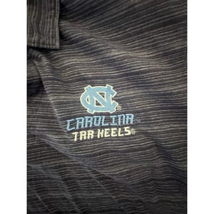 UNC North Carolina Tar Heels Knights Apparel Polo Shirt Mens 2XL Heathered Gray image 4
