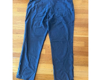 Adidas Men Sz 40x32 Blue Heathered Golf Chino Pants Athletic Stretch Comfort