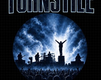 Turnstile Tour 2026 Concert 2026 PNG FIle: T-Shirt Design (Digital Download)