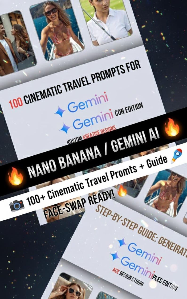 Google Nano Banana Pro AI Travel Photography Prompts | Cinematic Face ...