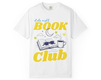 Camiseta del Club de Lectura Nocturno / Tipografía del Club de Lectura